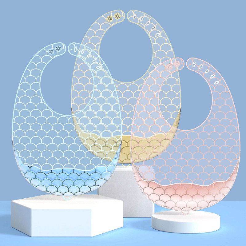 Waterproof Baby Bibs Silicone - Babadores de bebê de silicone à