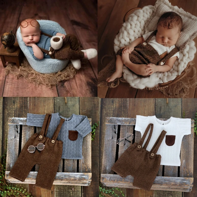 Adereços para fotografia de re - Infant Photography Props Outfit avaliação e preço