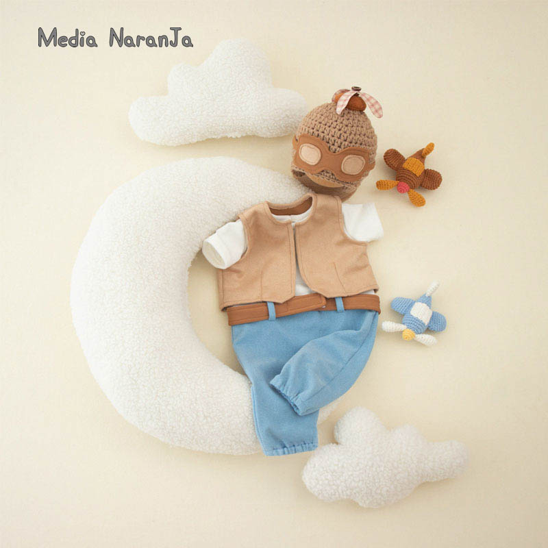 Adereços para fotografia de re - Infant Photography Props Outfit avaliação e preço