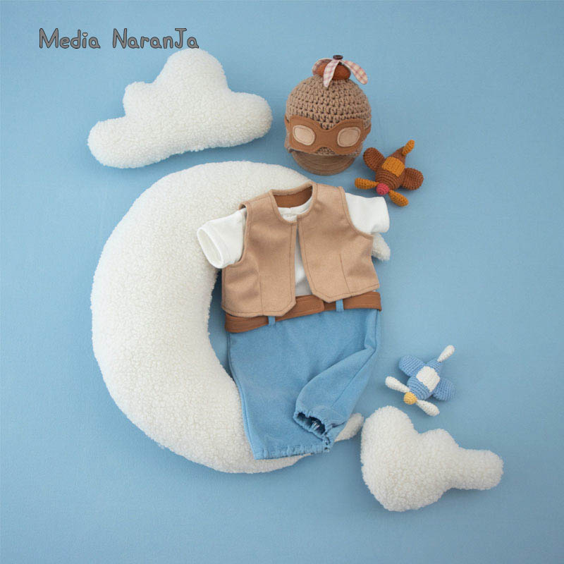Adereços para fotografia de re - Infant Photography Props Outfit avaliação e preço