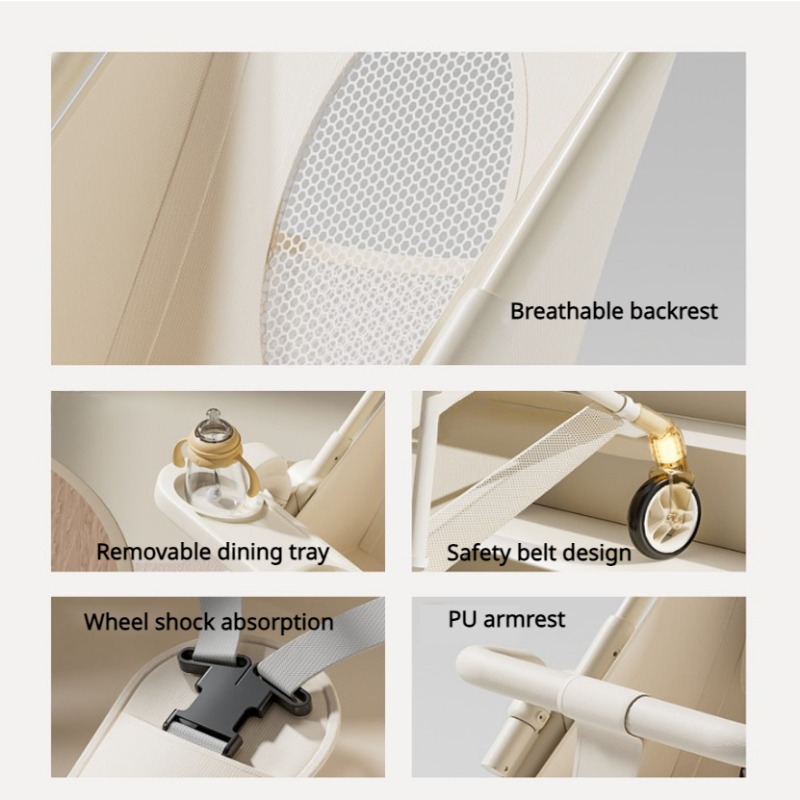 Carrinho de Bebê Leve e Compac - Lightweight Foldable Baby Stroller Compact avaliação e preço