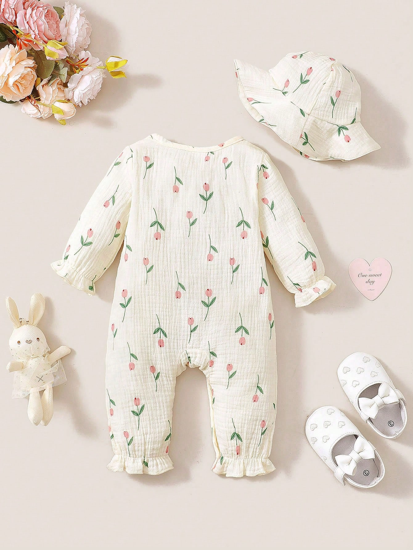 Conjunto de duas peças para be - Newborn Baby Girl Romper Floral avaliação e preço