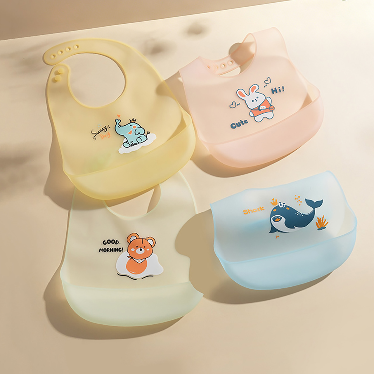 Babador de Silicone para Bebês - Waterproof Baby Bibs Silicone avaliação e preço