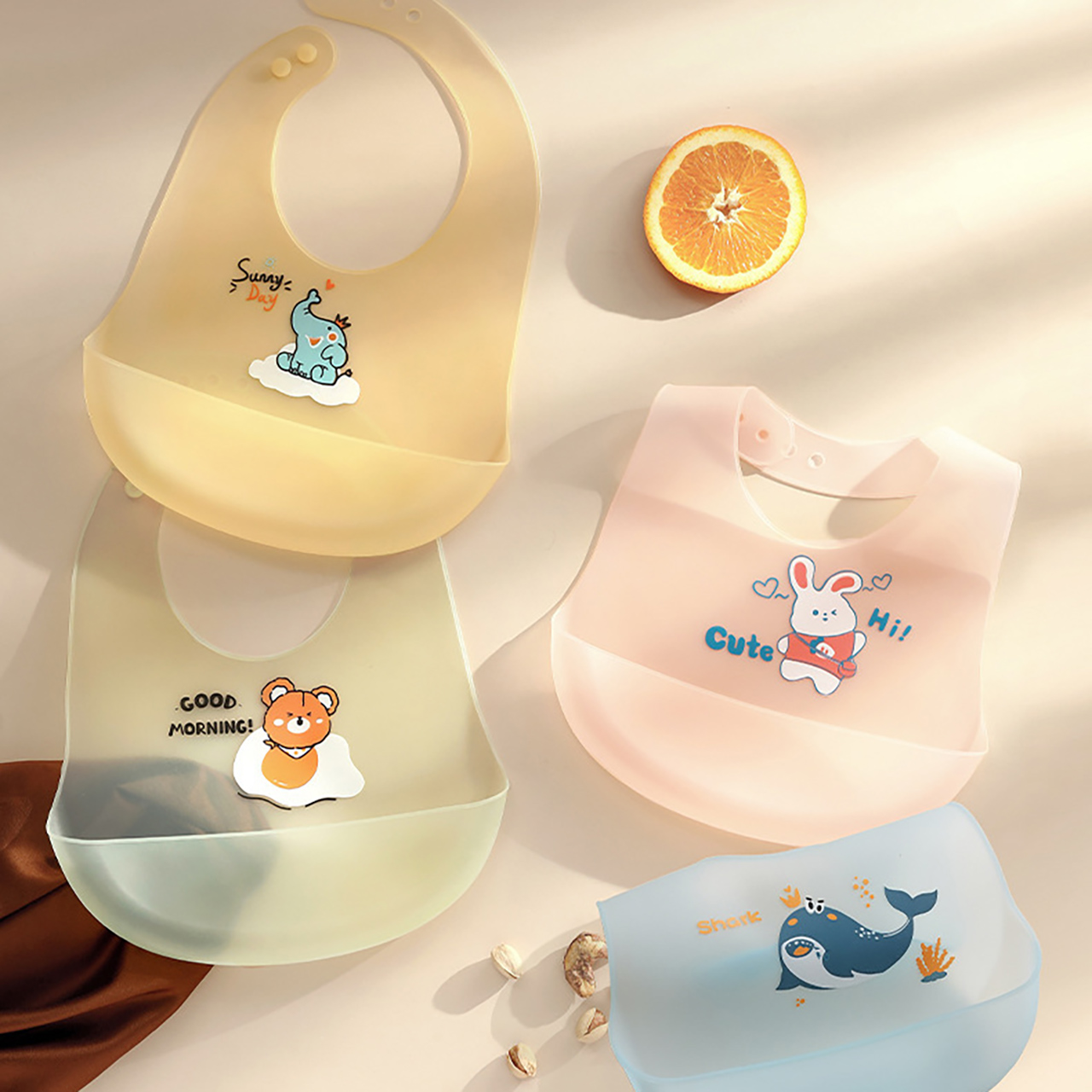 Babador de Silicone para Bebês - Waterproof Baby Bibs Silicone avaliação e preço