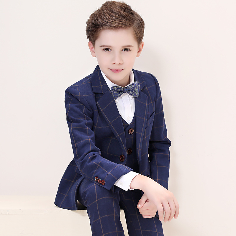 Crianças meninos branco blazer - Baby Boy Suit Set Baptism avaliação e preço