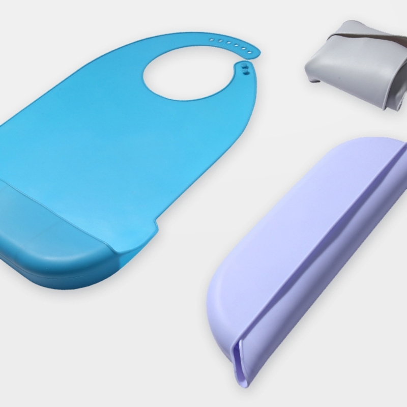 Babador de silicone impermeáve - Waterproof Baby Bibs Silicone avaliação e preço