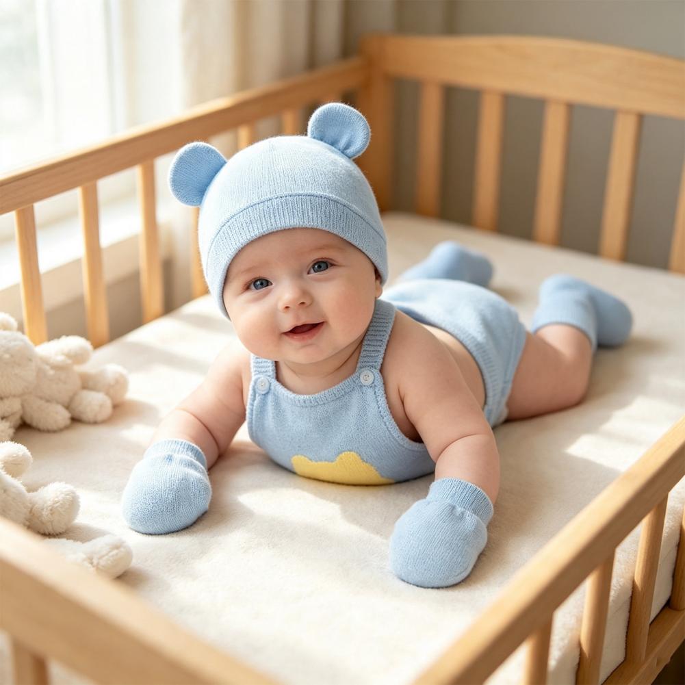 Protetores de Pés para Recém-N - Infant Beanie Hat With Ears avaliação e preço