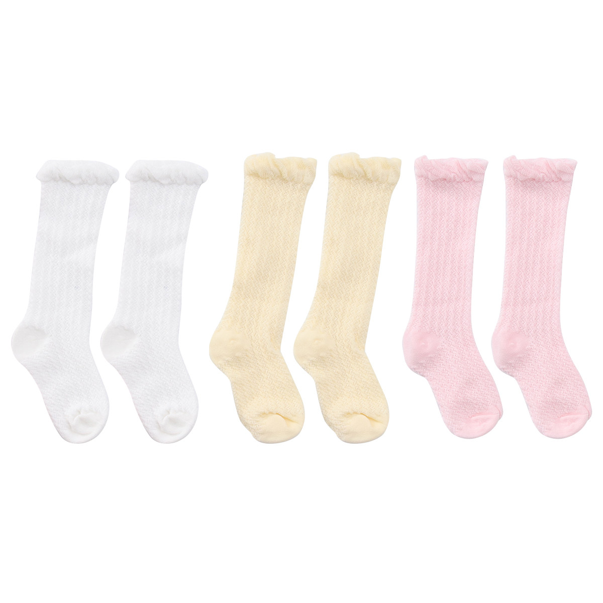 3 pares de meias compridas ant - Unisex Baby Socks Non Slip avaliação e preço