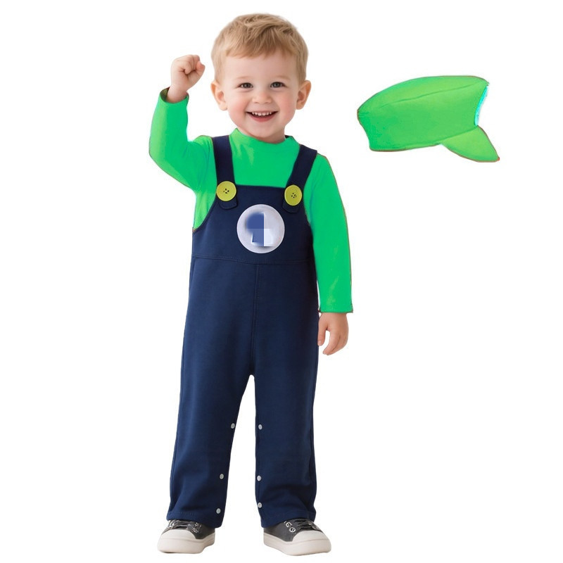 Bebê encanador traje vermelho  - Baby Clothes avaliação e preço