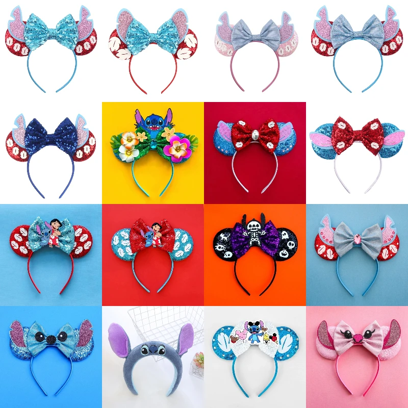 Bonito lilo & stitch headbands - Baby Gear avaliação e preço